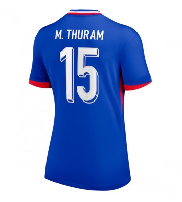Frankrig Marcus Thuram #15 Replika Hjemmebanetrøje Dame EM 2024 Kortærmet